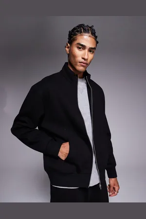 ASOS Oversized co-ord zip through jersey track jacket in