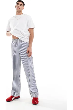 ASOS Baggy fit trouser in nautical stripe