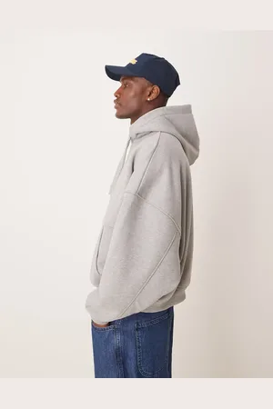 ASOS Heavyweight extreme oversized hoodie in marl