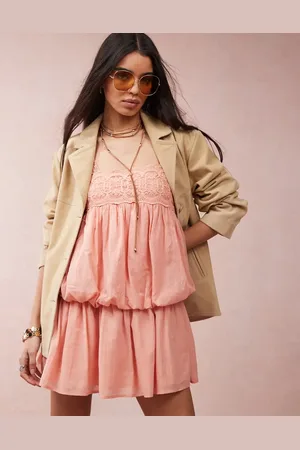 ASOS Real suede 70s jacket in buttermilk