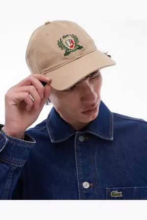 Lacoste Baseball cap in beige with emblem logo