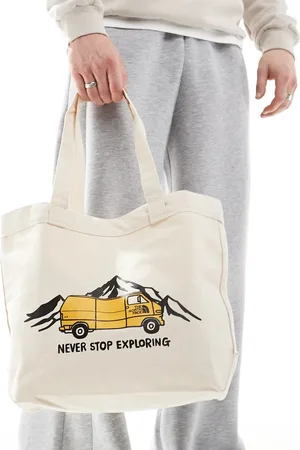 The North Face Camper Van logo tote bag in ecru
