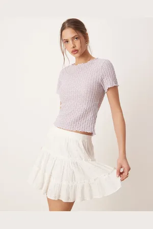 AWARE Textured baby t-shirt in lilac