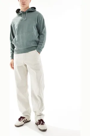 Wrangler Casey Jones workwear relaxed fit twill chino trousers in beige