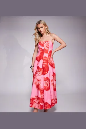Forever New Structured maxi dress with pockets in bright floral