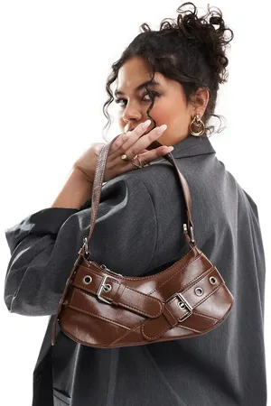 Glamorous Buckle detail shoulder bag in
