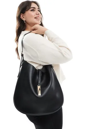 Glamorous Slouchy shoulder bag with clasp detail in