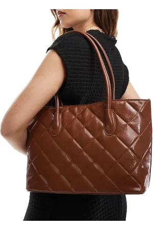 Glamorous Large quilted shoulder bag in