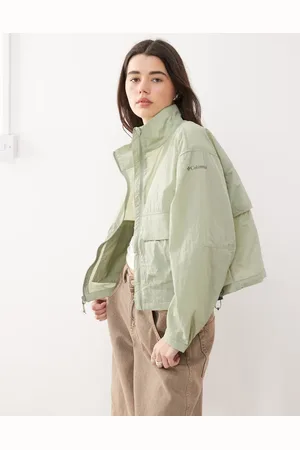 Columbia Paracutie cropped cargo windbreaker in