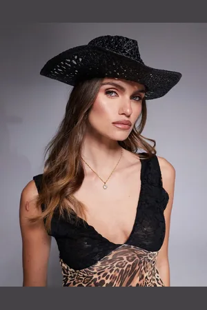 South Beach Straw cowboy hat in