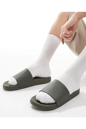 SEQWL Mamun sandals with strap in olive
