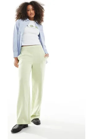 Pull&Bear Wide leg jogger in mint