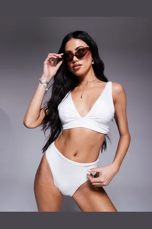 ASOS Maya mix and match sleek plunge bikini top in