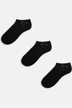 ASOS 5 pack bow back trainer socks in