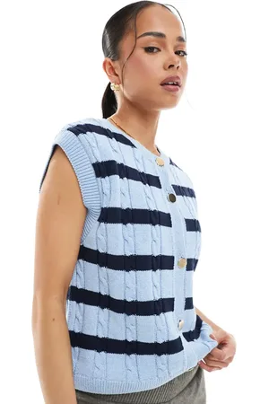 ONLY Knitted vest in stripes