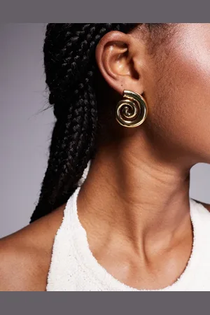 Aldo Daralelia swirl statement earrings in