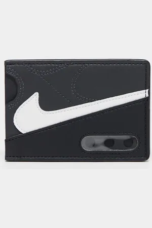 Nike Icon air max 90 card wallet in dk smoke grey and and white