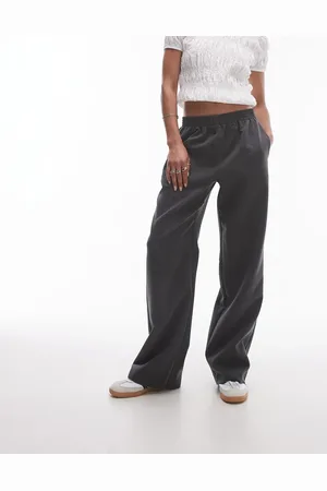 Topshop Basic button down jogger in charcoal