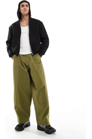 ASOS Oversized baggy trousers with knee panels in