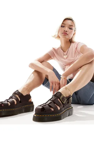 Dr. Martens Wrenlie quad caged sandals in