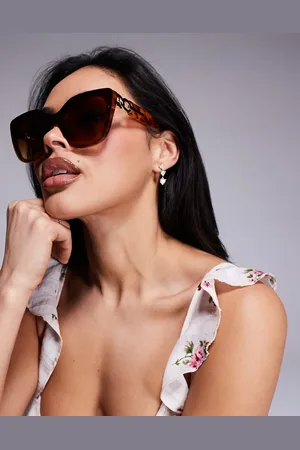 River Island Cateye sunglasses in tortoiseshell