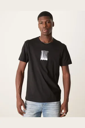 Calvin Klein Brush stroke graphic t-shirt in
