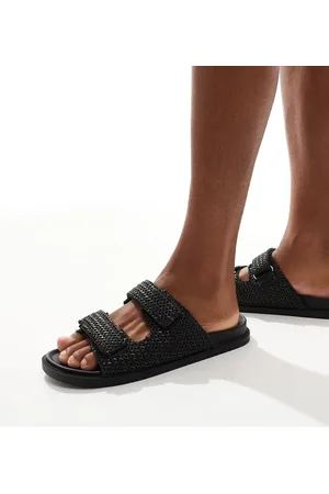 SEQWL Kidman sandals with straps in raffia