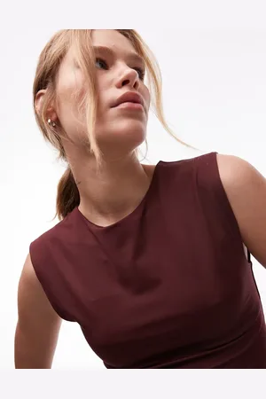 Topshop Short sleeve slinky top in