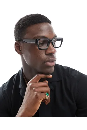 ASOS Square sunglasses in with clear lens