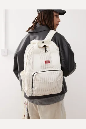 Dickies Lisbon striped backpack in off