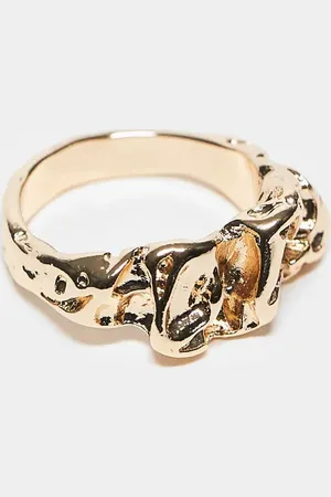 ASOS Ring with texture design in tone