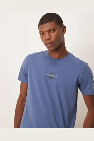 Calvin Klein Monologo t-shirt in petrol
