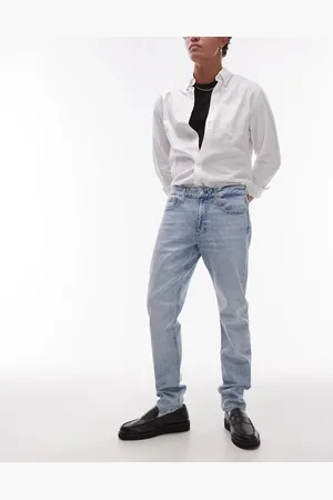 Calvin Klein Slim tapered jeans in light wash