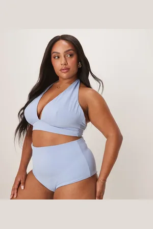 ASOS ASOS DESIGN Curve Maya mix and match high waist bikini bottom in