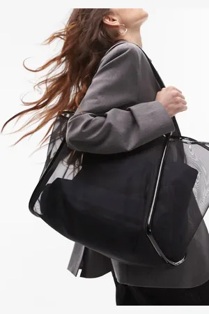 Topshop Sutton mesh shoulder bag in