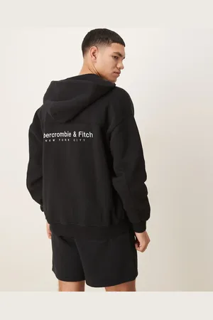 Abercrombie & Fitch Co-ord zip through logo hoodie in