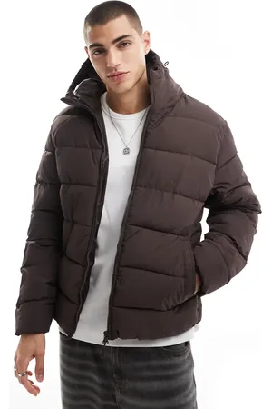 Pull&Bear Puffer jacket with hood in