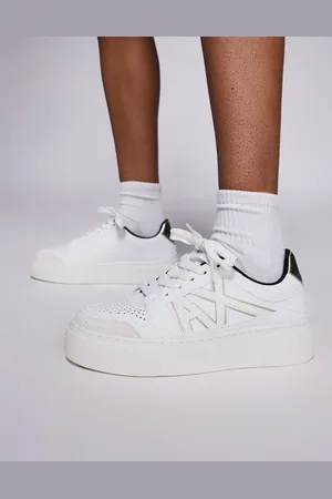 Armani Exchange Chunky logo trainers in