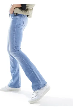 ONLY Blush mid waist flare jeans in light wash