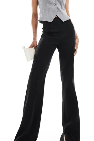 ASOS ASOS DESIGN Tall tailored slinky skinny flare trousers in