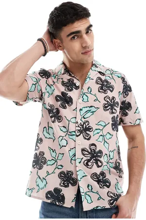 Paul Smith Short sleeve casual shirt with floral print in
