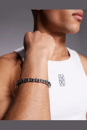 ASOS Waterproof stainless steel chunky link chain bracelet in tone
