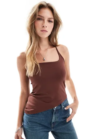 ASOS Asymmetric halter top in