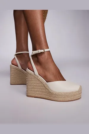 River Island Espadrille wedge heel in cream