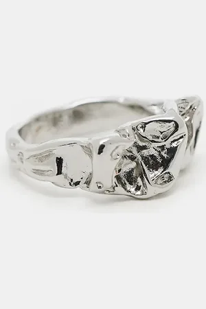ASOS Ring with texture design in tone