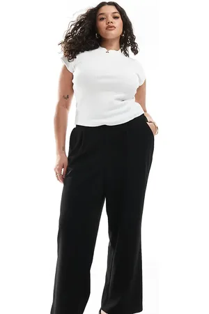 VERO MODA Jersey crepe cropped trousers in