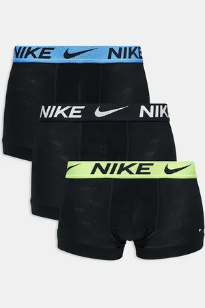 Nike Elite Breathe 3 pack trunks in with repeat logo print