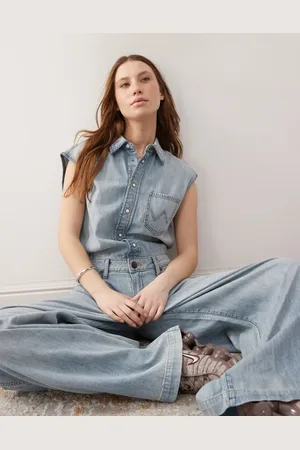 Wrangler Denim jumpsuit in light wash