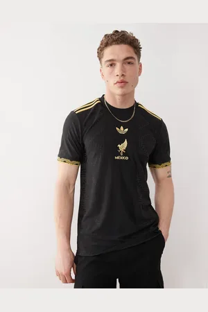 adidas Adidas Football Mexico Anniversary jersey in and gold
