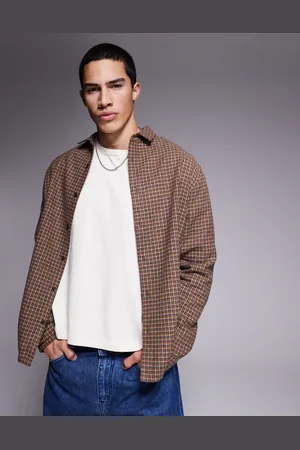ASOS Wool look shirt in check